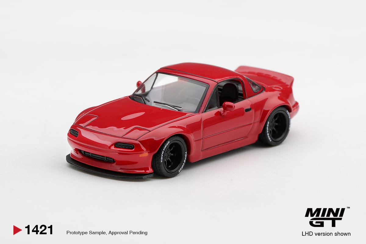 Mini GT Mazda MX-5 NA Pandem Classic Red 1:64 - view 1