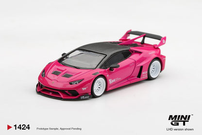 Mini GT LB*Works Lamborghini Huracan GT Ruby Purple 1:64 - view 1
