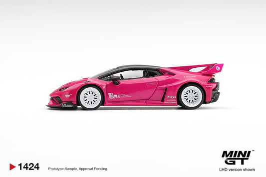 Mini GT LB*Works Lamborghini Huracan GT Ruby Purple 1:64 - view 2