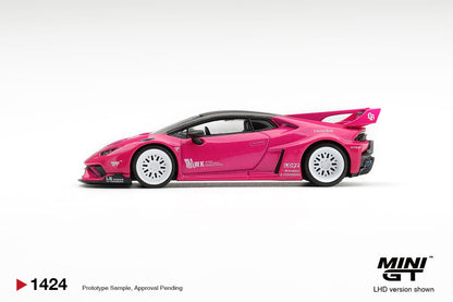 Mini GT LB*Works Lamborghini Huracan GT Ruby Purple 1:64 - view 2