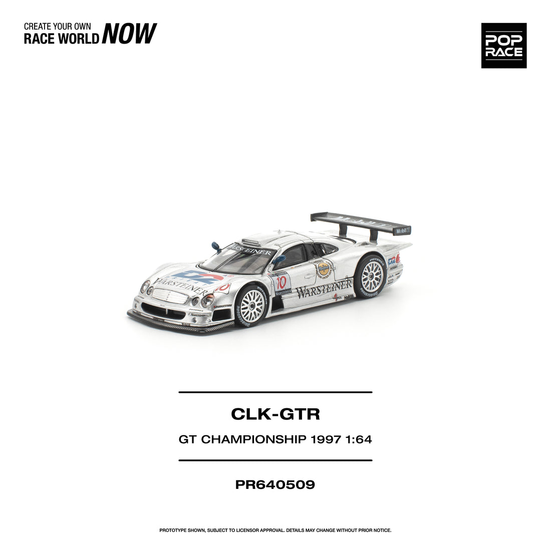 Pop Race Mercedes-Benz AMG CLK GTR FIA GT 1997 1:64 - view 2