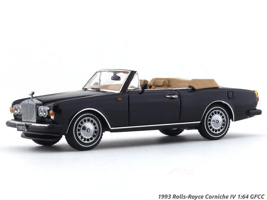 GFCC - 1993 Rolls-Royce Corniche IV black 1:64 diecast scale model car