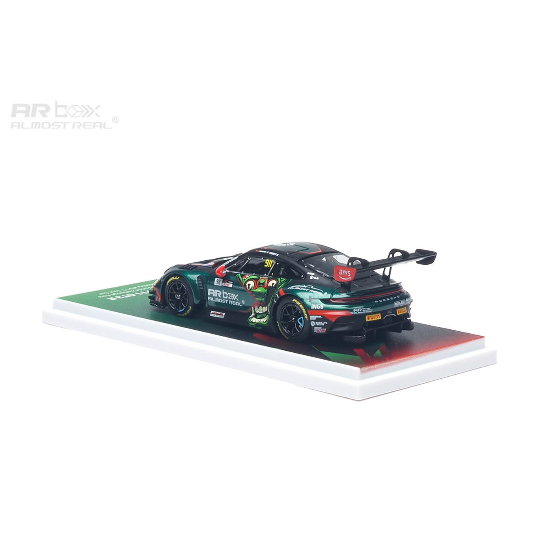 Almost Real Porsche 911 GT3 R Mandalika 911 Test Car 2026 1:64 - view 3