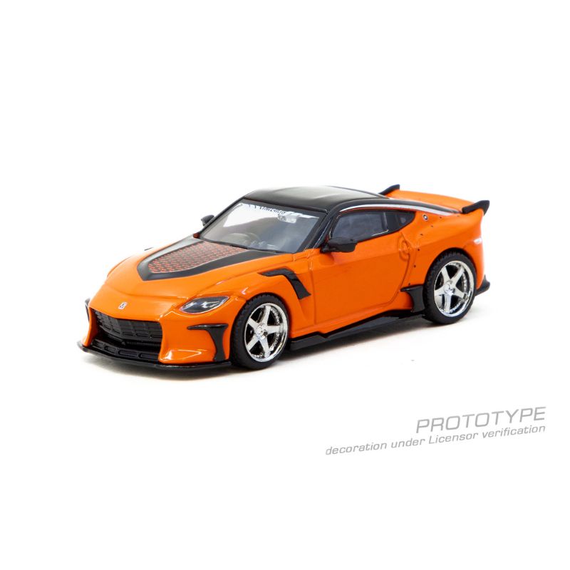 Tarmac Works Nissan VeilSide FFZ400 Fairlady Z Orange 1:64 - view 2