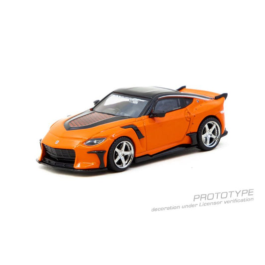 Tarmac Works Nissan VeilSide FFZ400 Fairlady Z Orange 1:64 - view 2