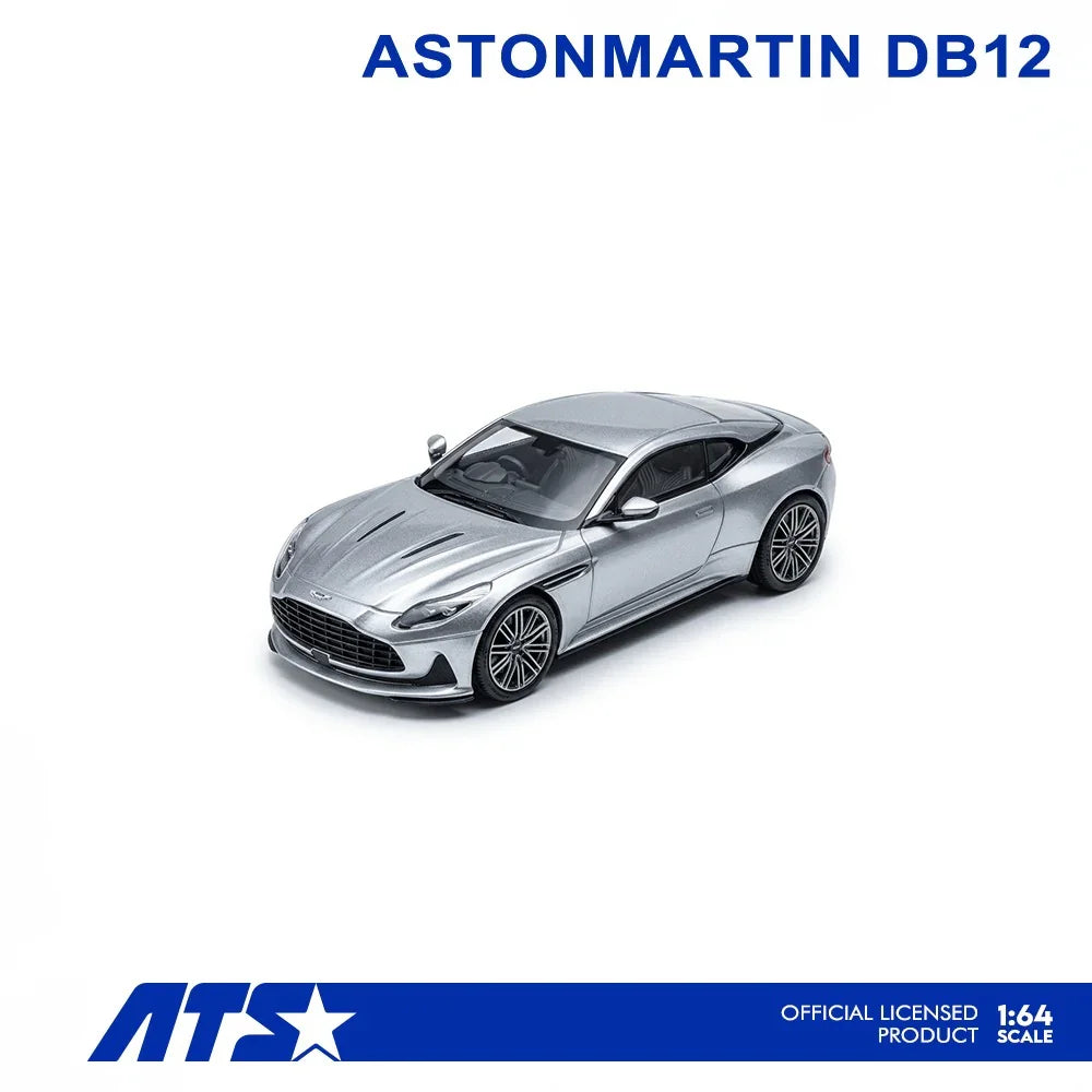 ATS Models - Aston Martin DB12 - Silver - 1:64 Scale - Pre Order