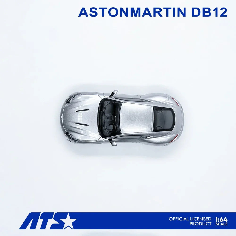 ATS Models - Aston Martin DB12 - Silver - 1:64 Scale - Pre Order