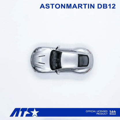 ATS Models - Aston Martin DB12 - Silver - 1:64 Scale - Pre Order