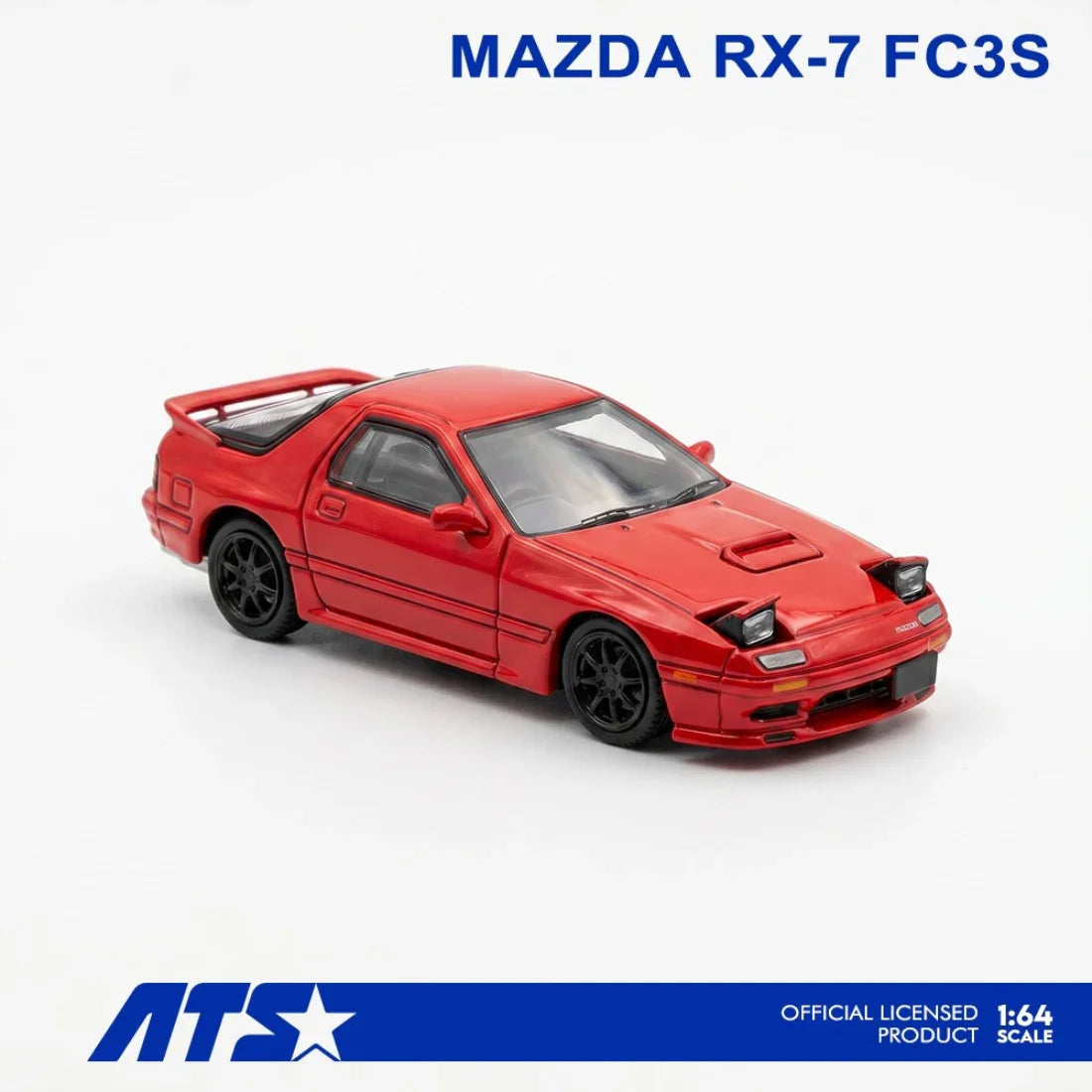 Time Micro Mazda RX-7 FC3S 1:64 Red - view 7