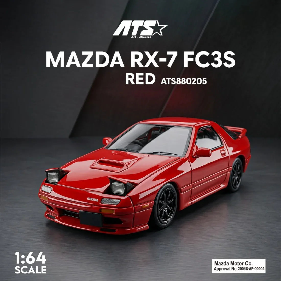 Time Micro Mazda RX-7 FC3S 1:64 Red - view 1