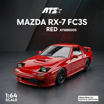 Time Micro Mazda RX-7 FC3S 1:64 Red - view 1