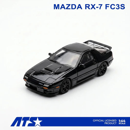 Time Micro Mazda RX-7 FC3S 1:64 Black - view 2