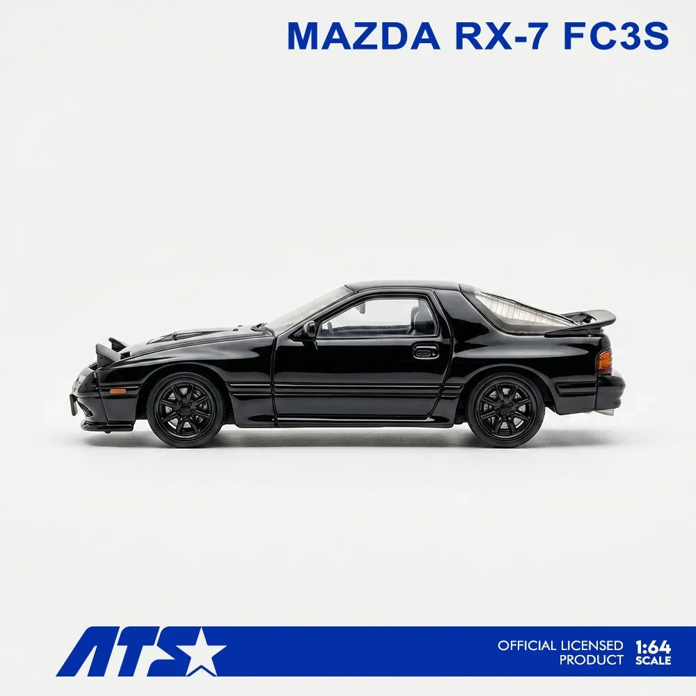 Time Micro Mazda RX-7 FC3S 1:64 Black - view 3