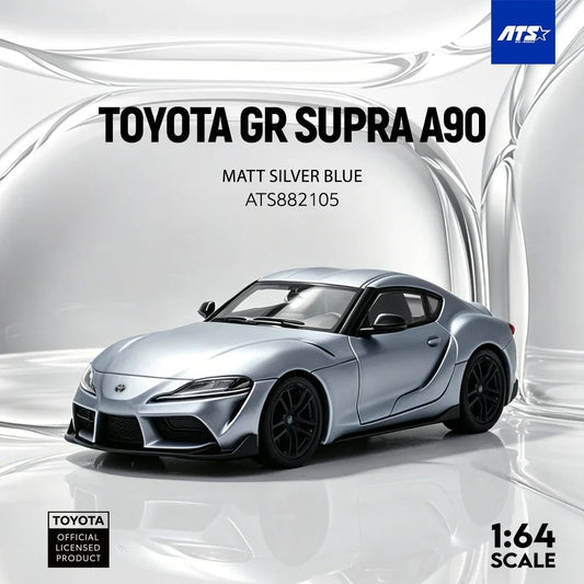 ATS Models Toyota GR Supra A90 Matte Silver Blue 1:64 - view 1