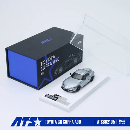 ATS Models Toyota GR Supra A90 Matte Silver Blue 1:64 - view 2