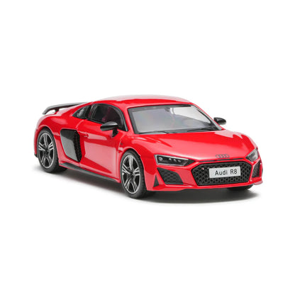 Massdi - Audi R8 V10 Coupe Performance 2022 - Red - 1:64 Scale - Torque Tribe