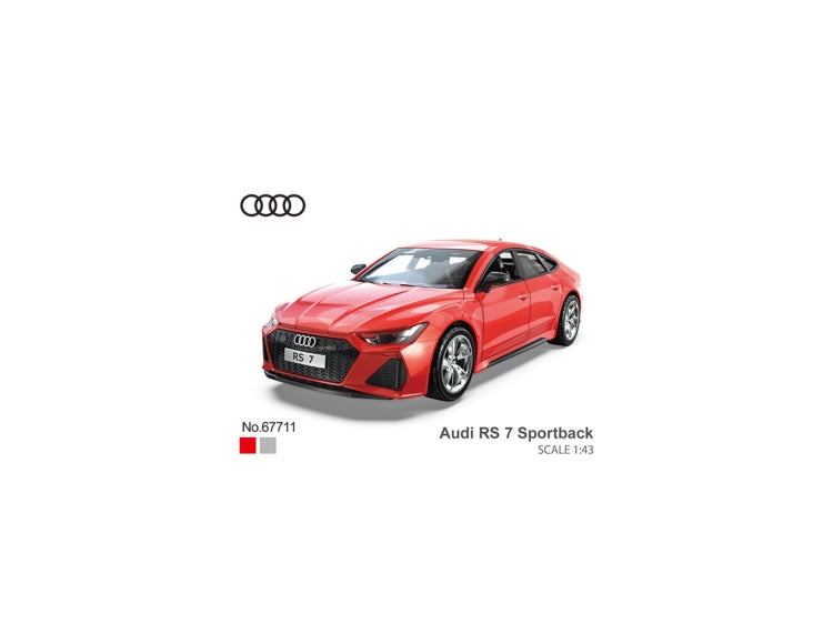 1:43 Audi RS7 Sportback - Red - MSZ - Torque Tribe