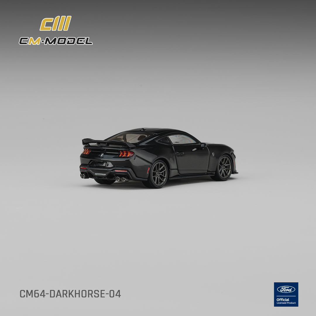 CM Model Ford Mustang Dark Horse Shadow Black 1:64 - view 5