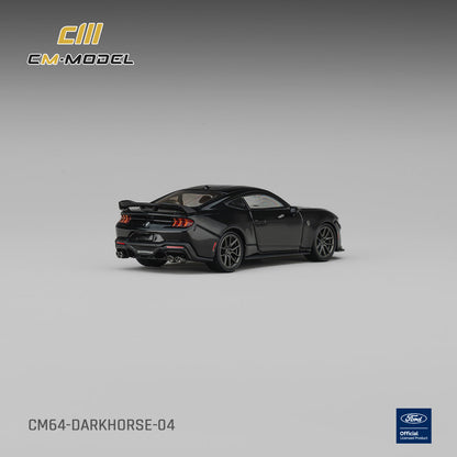CM Model Ford Mustang Dark Horse Shadow Black 1:64 - view 5