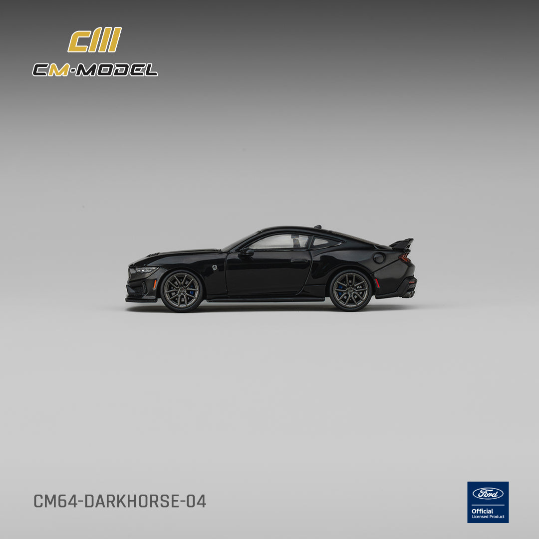 CM Model Ford Mustang Dark Horse Shadow Black 1:64 - view 4