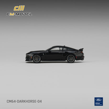 CM Model Ford Mustang Dark Horse Shadow Black 1:64 - view 4