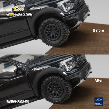 CM Model Ford F-150 Raptor Agate Black Metallic 1:64 - view 7