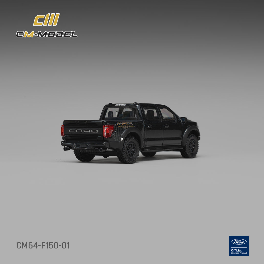CM Model Ford F-150 Raptor Agate Black Metallic 1:64 - view 6