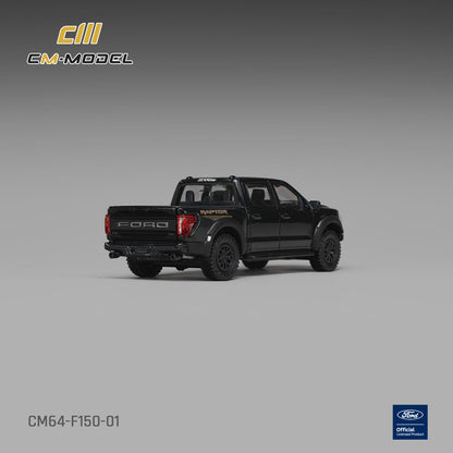 CM Model Ford F-150 Raptor Agate Black Metallic 1:64 - view 6