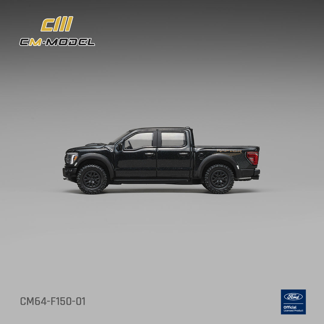 CM Model Ford F-150 Raptor Agate Black Metallic 1:64 - view 5