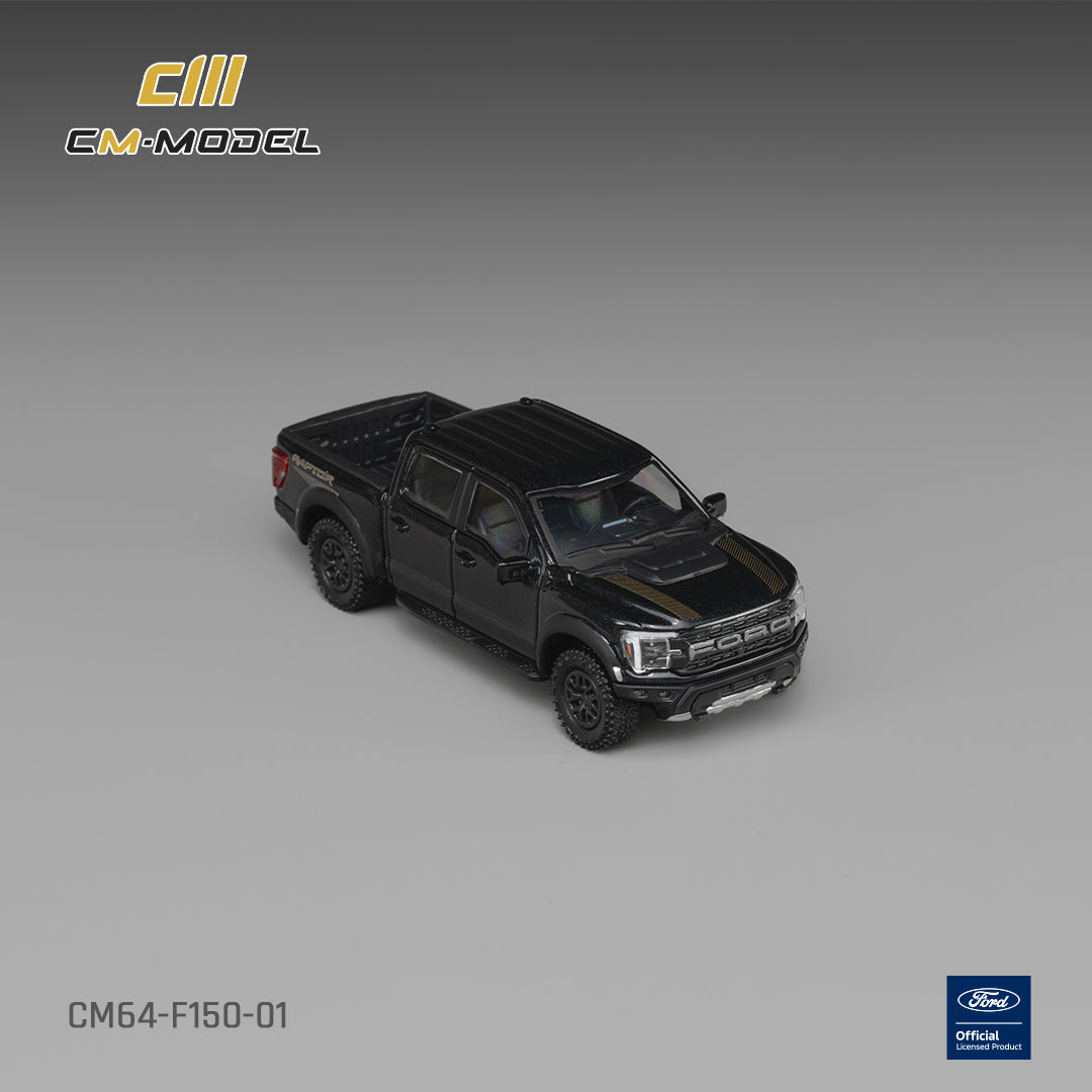 CM Model Ford F-150 Raptor Agate Black Metallic 1:64 - view 4