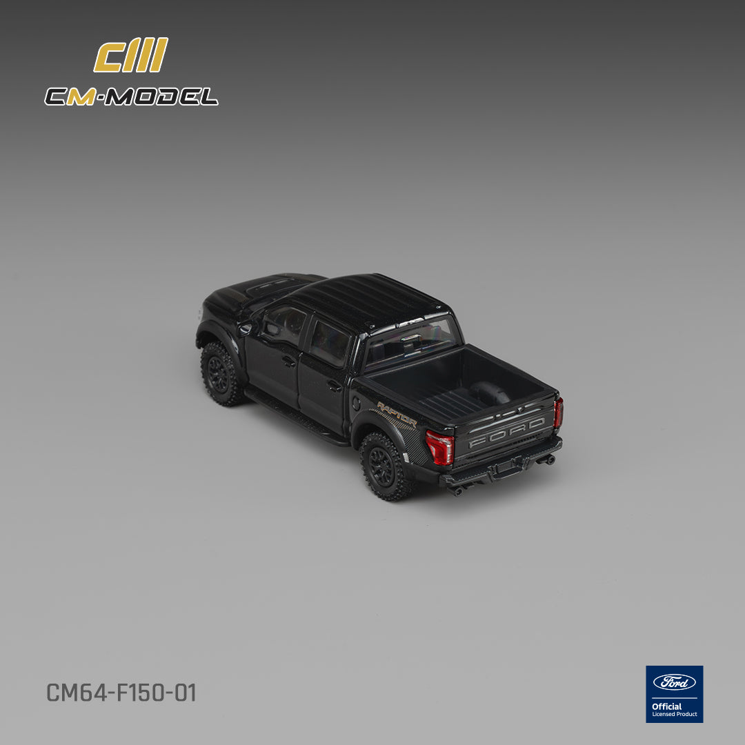 CM Model Ford F-150 Raptor Agate Black Metallic 1:64 - view 3