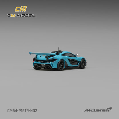 CM Model McLaren P1 GTR Iridium Blue 1:64 - view 5