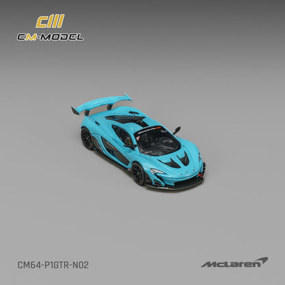 CM Model McLaren P1 GTR Iridium Blue 1:64 - view 3