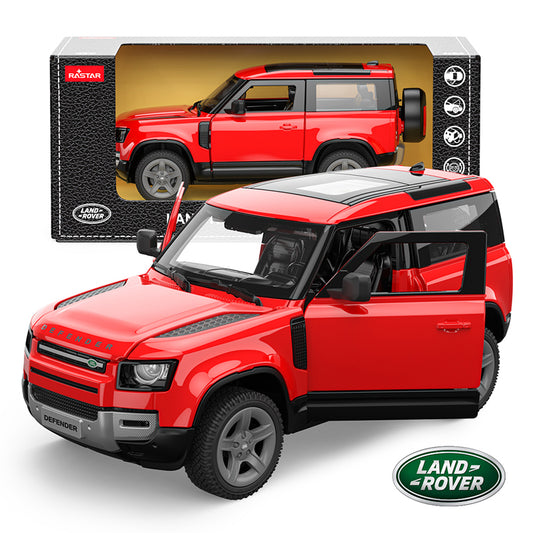 1:24 Land Rover - Defender - Red - Rastar - Torque Tribe