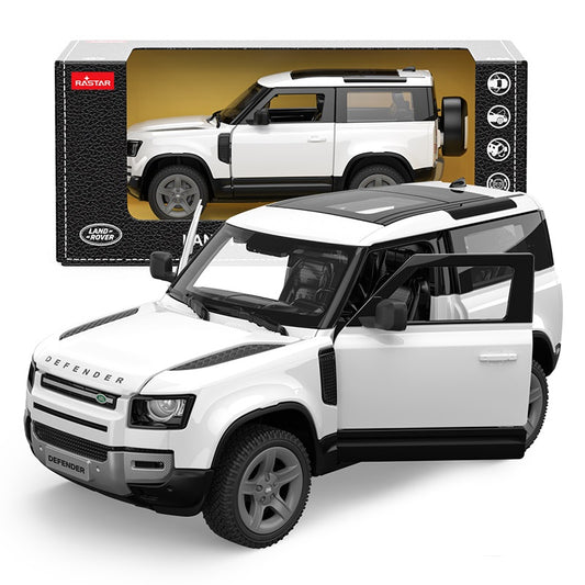 1:24 Land Rover - Defender - White - Rastar - Torque Tribe