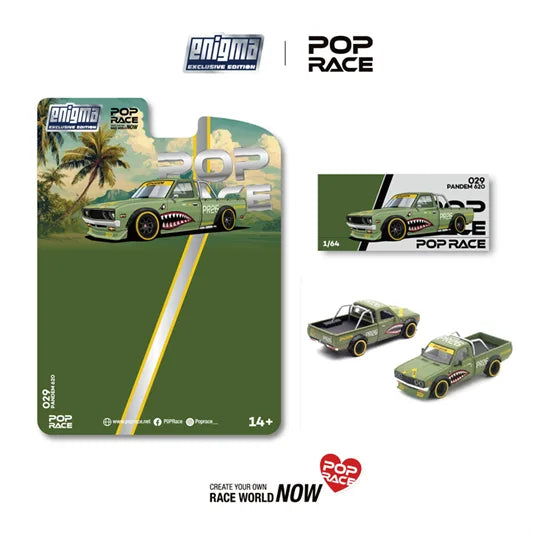 Pop Race - Datsun 620 Truck Enigma x Pop Race - Blister - PRE ORDER - Torque Tribe