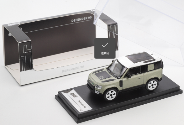 Shadow by GCD - Defender 90 - Green - 1:64 Scale Diecast Model - Torque Tribe