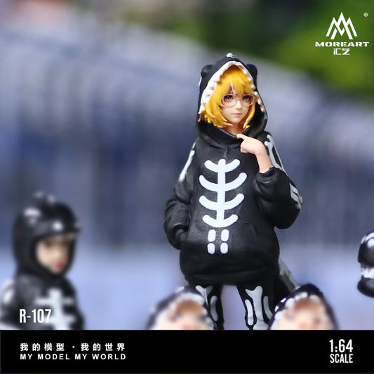 MoreArt Bone Dragon Family Figure Set (R-107) - 1:64 Scale - Pre-Order