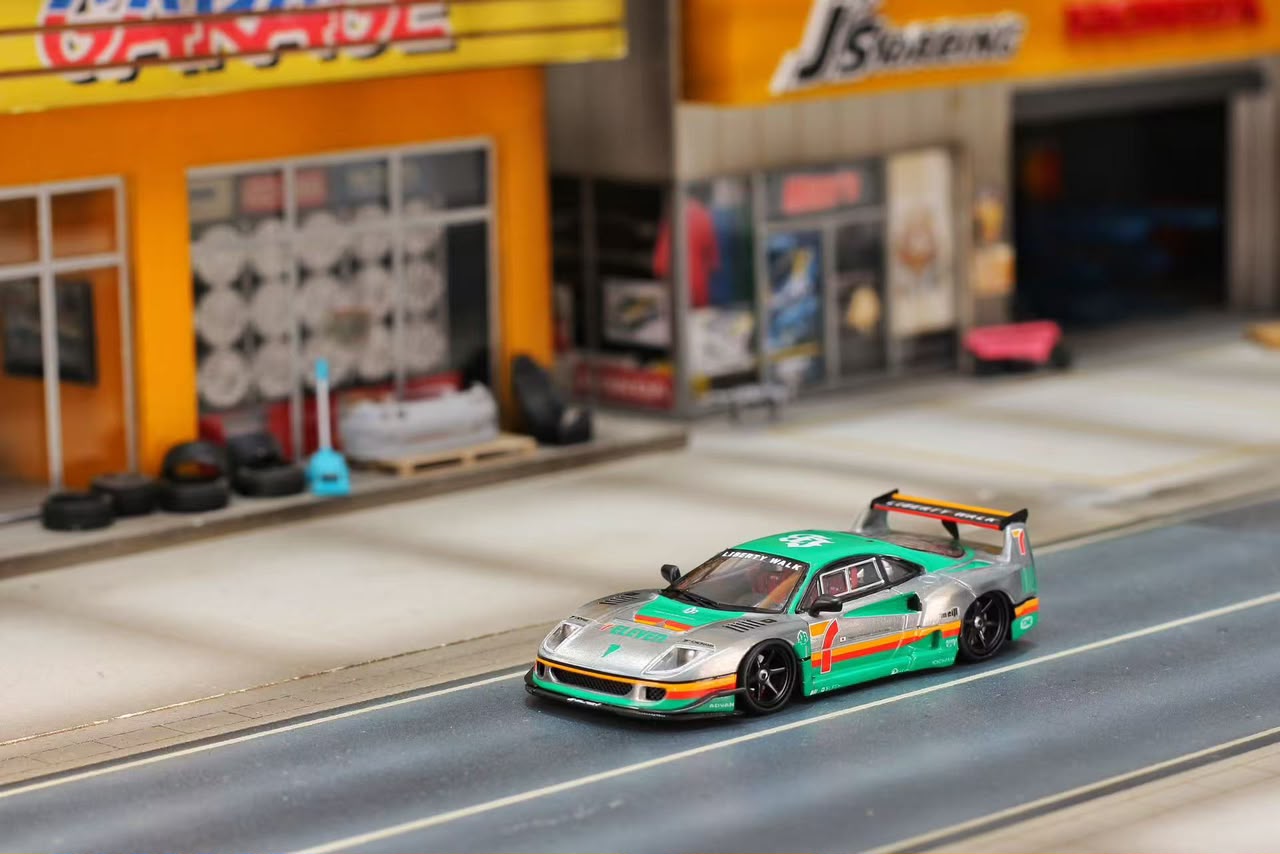 Ghost Player - F40 Varnish 711 Livery - Customized Version - 1:64 Diecast Model - PRE ORDER