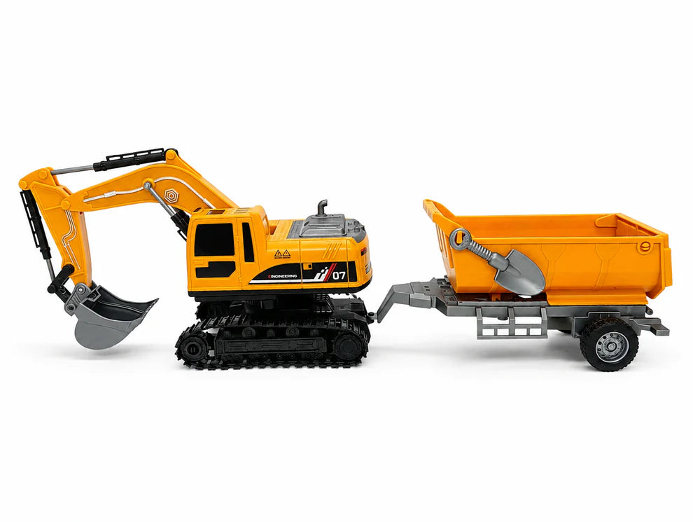 FunChapter - Truck Toy with Tow Bucket - 1:22 Scale Remote Toy