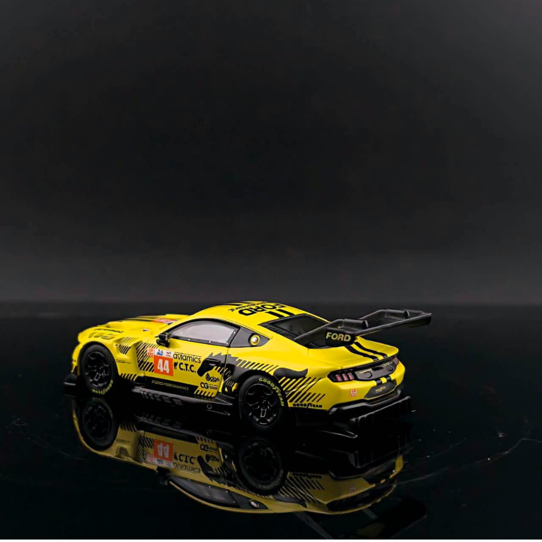GT Model Mustang GT3 Yellow #44 1:64 - view 3