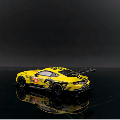GT Model Mustang GT3 Yellow #44 1:64 - view 3