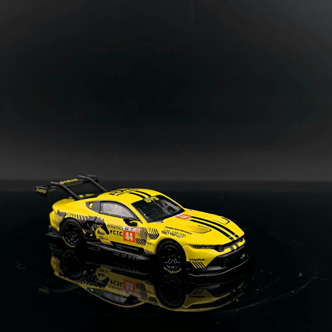 GT Model Mustang GT3 Yellow #44 1:64 - view 4