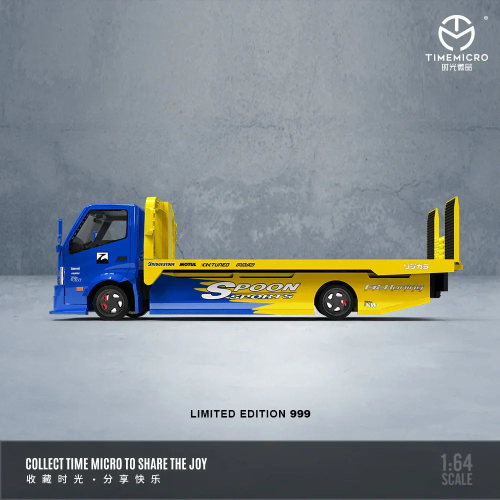 Time Micro - H300 Flatbed Transport Trailer-Spoon - 1:64 Scale Diecast Model