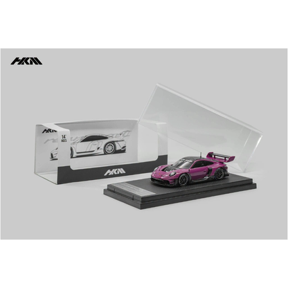 HKM Porsche 911 992 GT3 R Rennsport Brumos Wing Ruby Star 1:64 - view 1