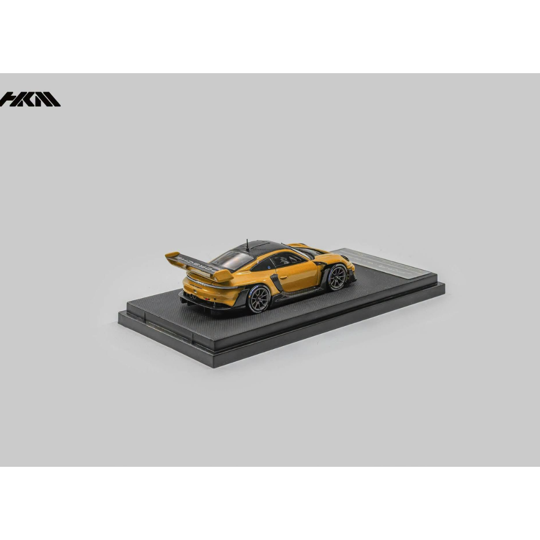 HKM Porsche 911 992 GT3 R Rennsport Brumos Wing Signal Orange 1:64 - view 2