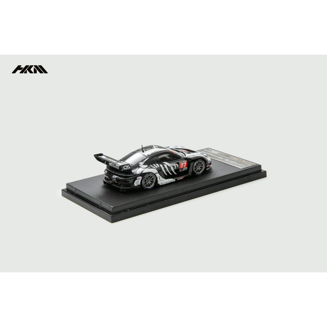 HKM Porsche 911 992 GT3 R Rennsport Brumos Wing Skeleton Dinosaur 1:64 - view 3