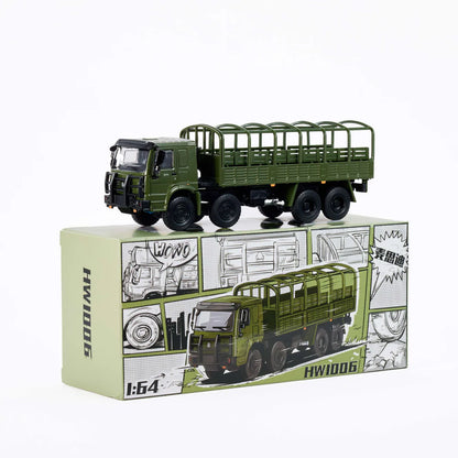 Massdi - HOWO 1006 Military Truck - Green - 1:64 Scale - Torque Tribe