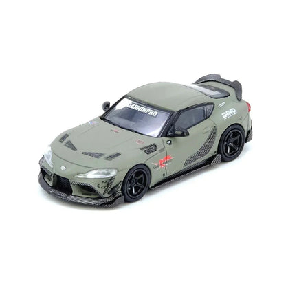 INNO64 Toyota Supra A90 Darwin Pro 1:64 Matt Green - view 1