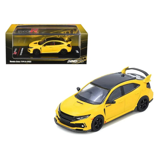 INNO64 Honda Civic Type R FK8 Yellow 1:64 - view 1